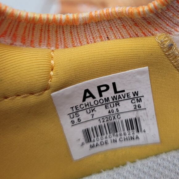 APL Techloom wave trainers orange knit sneaker shoes - Picture 11 of 11
